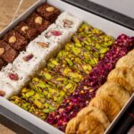 Gemischter Turkish Delight mit Feigen